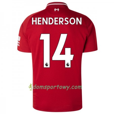 Koszulka Liverpool Henderson 14 Domowe Koszulki Piłkarskie 2018-2019 Krótki Rękaw